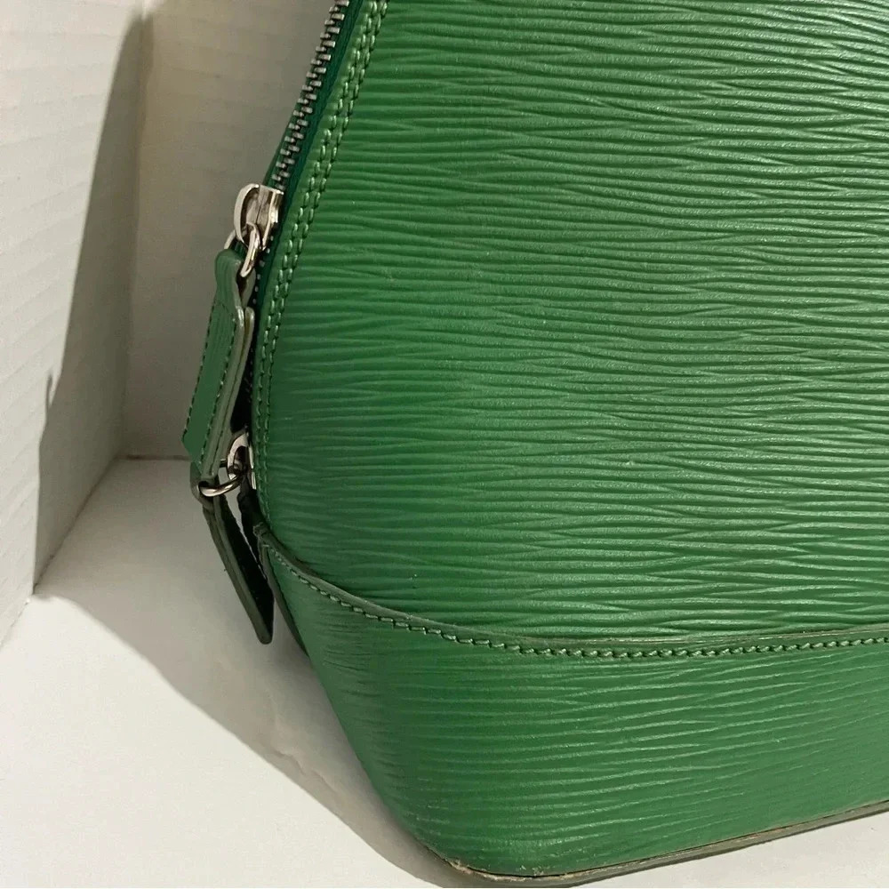 Cristiano Pompeo Handbag Purse Alma Green Made In Italy - Picture 4 of 12